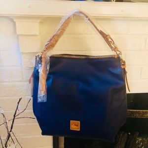 👜REDUCED 👜 Dooney & bourke blue leather hobo bag